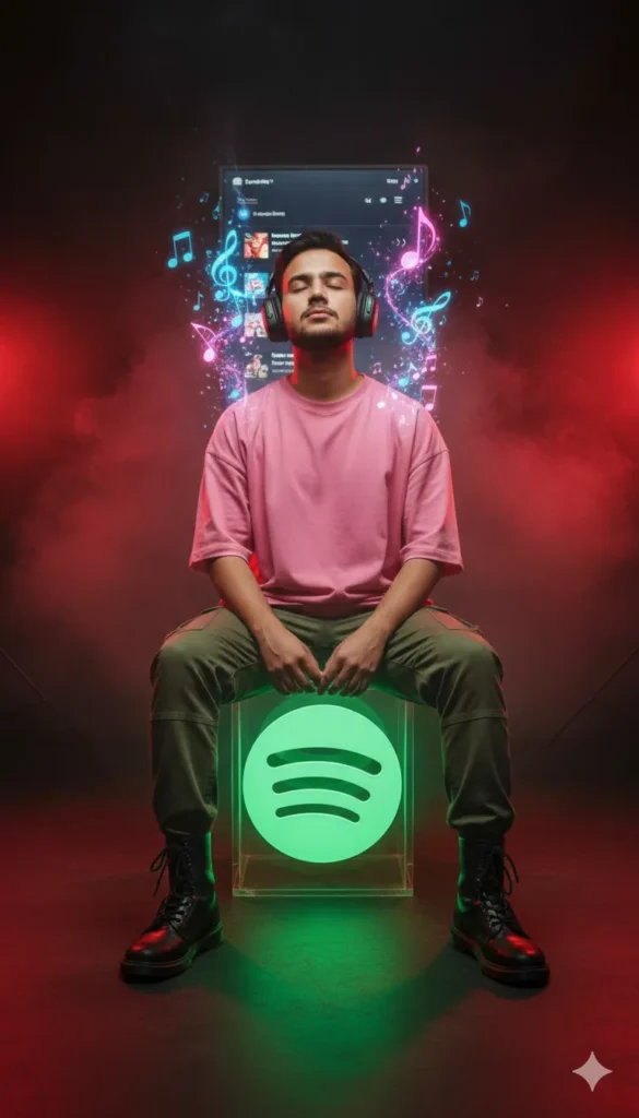 Cinematic Music Portrait: Immersed in Glowing Sound