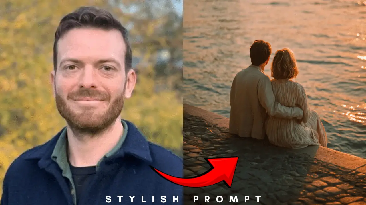 Create a Golden Hour Romantic Photo with AI