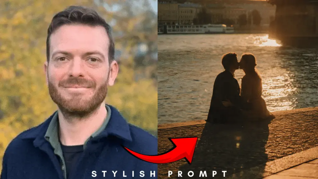 Create a Golden Hour Romantic Photo with AI