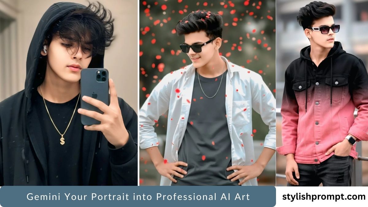 13  Gemini Your Portrait into Professional AI Art