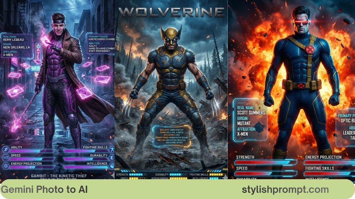 8 Gemini Photo to AI Ar Master Hyper-Realistic Digital Portrait Creation