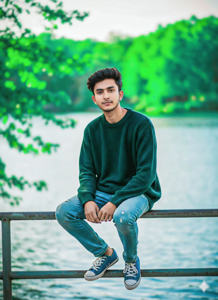 Gemini Your Photo into Cinematic Lakeside & Urban Fashion Scenes